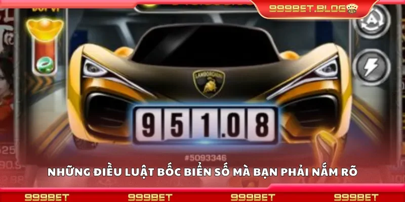 Những điều luật bốc biển số mà bạn phải nắm rõ