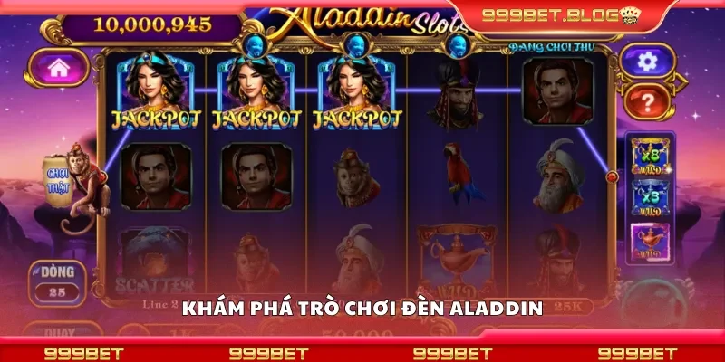 Khám phá trò chơi đèn aladdin tại 999Bet