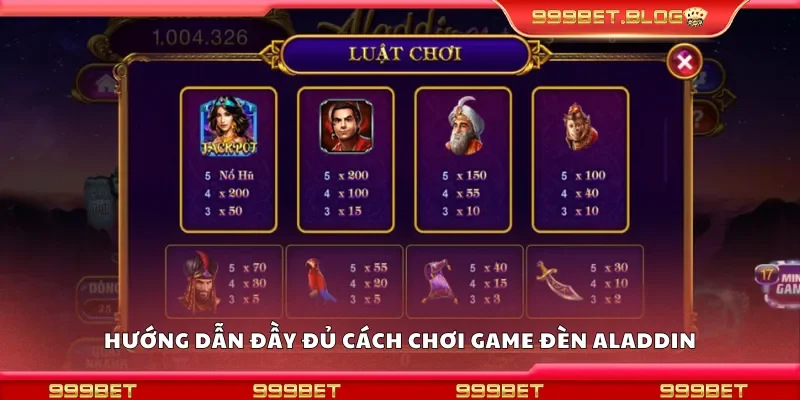 Hướng dẫn đầy đủ cách chơi game đèn aladdin