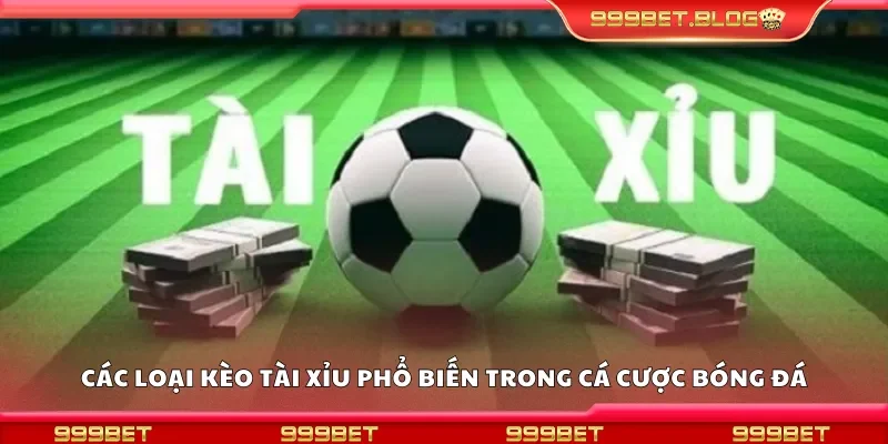 Một số loại kèo tài xỉu phổ biến trong cá cược bóng đá