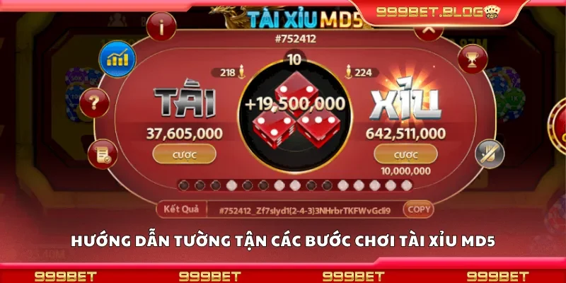 Hướng dẫn tường tận các bước chơi tài xỉu MD5
