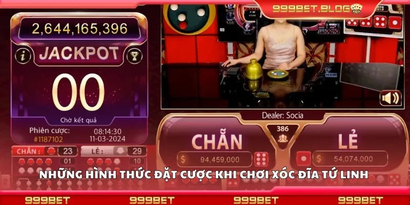 Những hình thức đặt cược phổ biến khi chơi xóc đĩa tứ linh 